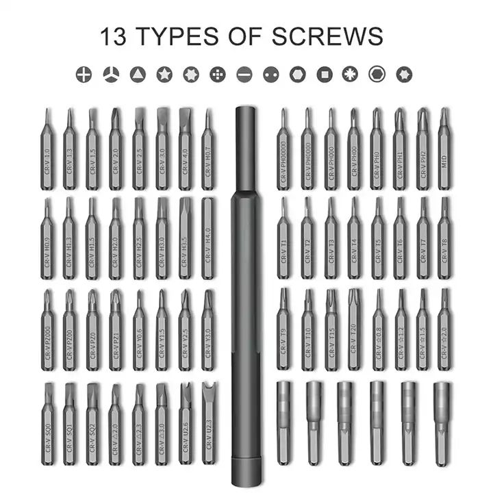 Lelantus 63-in-1 Precision Magnetic Screwdriver Set – Multi-Purpose Repair Kit for Electronics &amp; Devices