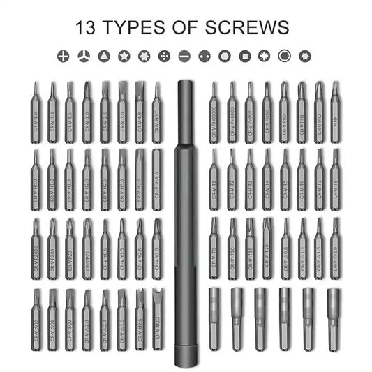 Lelantus 63-in-1 Precision Magnetic Screwdriver Set – Multi-Purpose Repair Kit for Electronics &amp; Devices