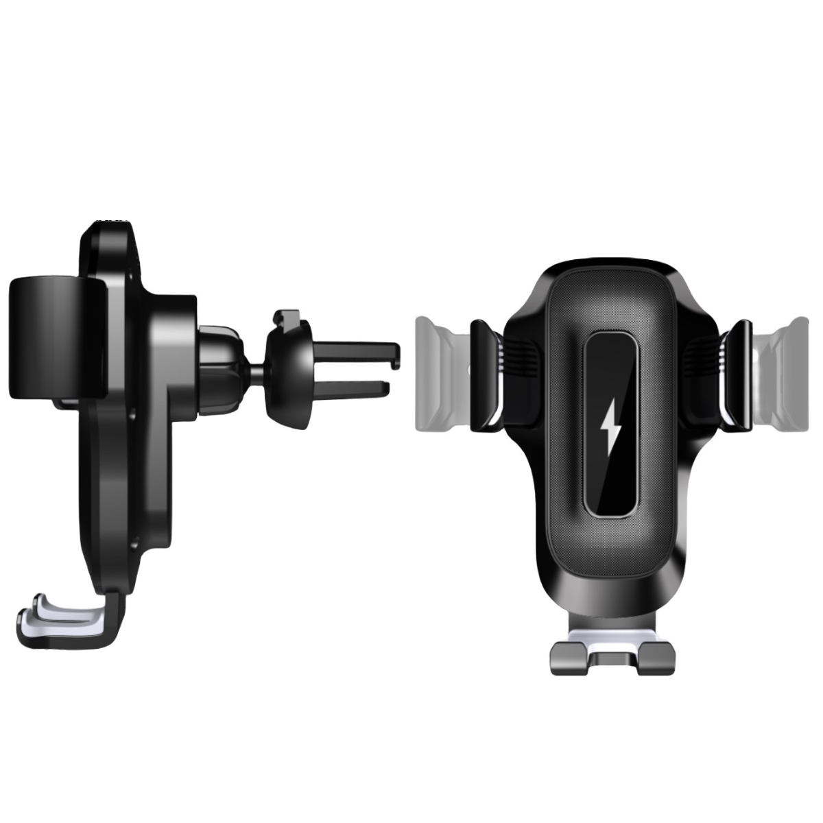 Smart 15W Wireless Car Charger & Phone Holder