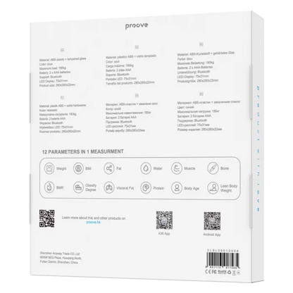 Smart scale Proove Balance Lite