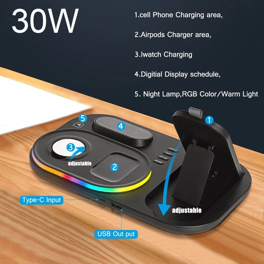 Lelantus 3-in-1 Wireless Charger Stand