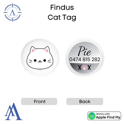 Custom Cat Tracking Tag ------------------------------- 🍏 The Best Air Tag Alternative! 🍏