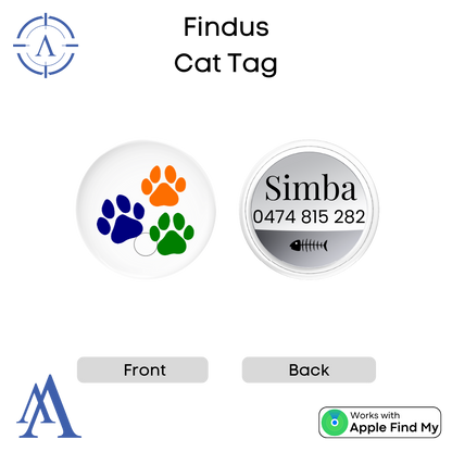 Custom Cat Tracking Tag ------------------------------- 🍏 The Best Air Tag Alternative! 🍏